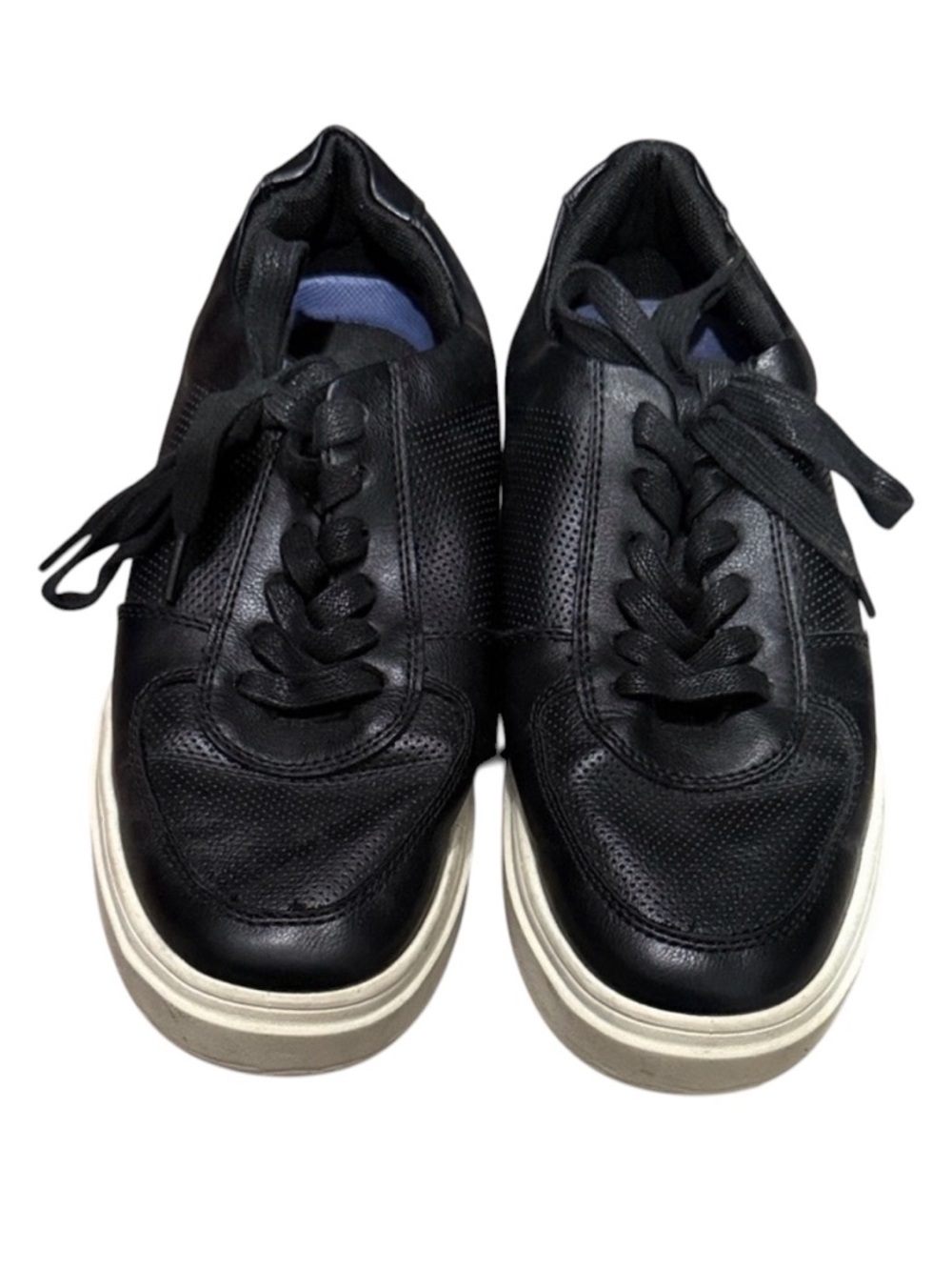 Bruno Marc Black Leather Men's Sneakers